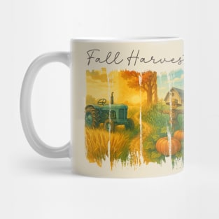 Fall Harvest Brushstroke Mug